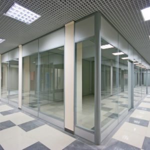 Торговая алюминиевая перегородка для шоурума